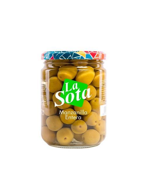 Aceituna con Hueso Sabor Anchoa (420 gr) LA SOTA - Imagen 1