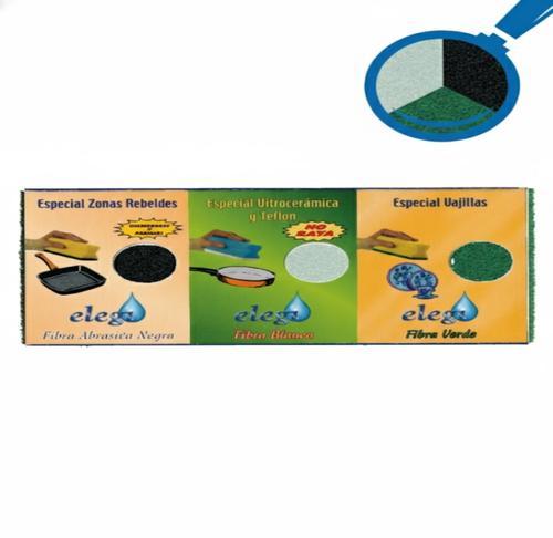 Esponjas Salvauñas Multiuso lote 3 ELEGI - Imagen 1