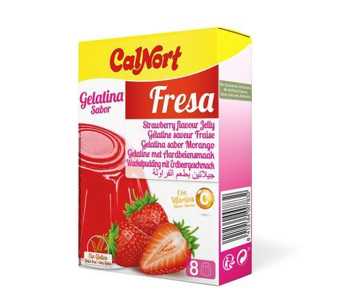 Gelatina Sabor Fresa (170g) CALNORT - Imagen 1