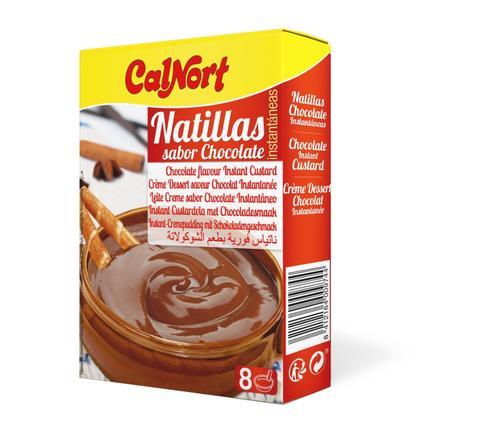 Natilla Sabor Chocolate Display (2x65g) CALNORT - Imagen 1