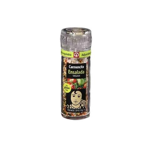 Sazonador en Molinillo de Ensalada Vegan (77 gr) CARMENCITA - Imagen 1