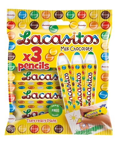 Chocolates Lapiz Lacasitos Pack 3 X 20 G - Imagen 1