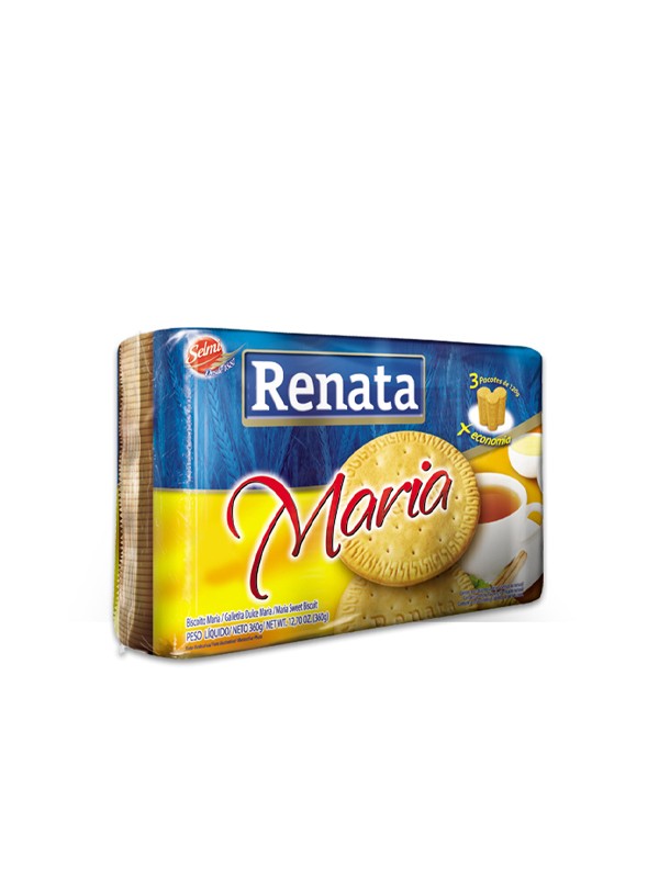 Galletas dulce Maria 360g (3 pack x 120g) Renata - Imagen 1