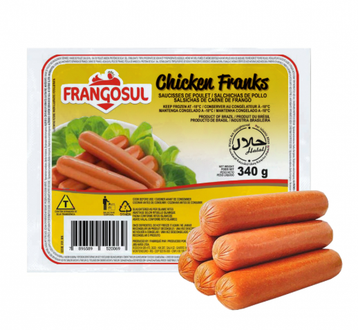 Salchichas (10u x340g) FRANGOSUL - Imagen 1