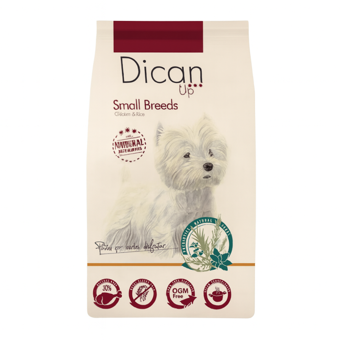 Alimento para Perros Small Breeds (3Kg) DICAN UP - Imagen 1