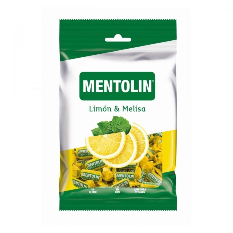 Caramelos Limón Melisa con Azúcar (150g) MENTOLIN - Imagen 1
