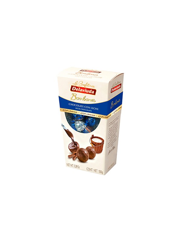 Bombones de Chocolate con Leche (150g) DELAVIUDA - Imagen 1