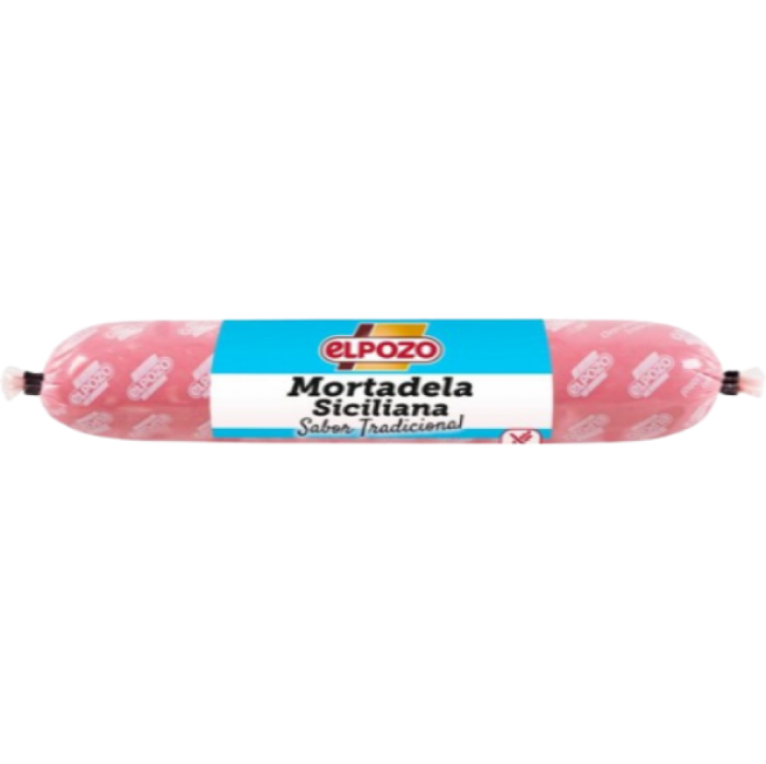 MORTADELA SICILIANA 300 GR EL POZO - Imagen 1