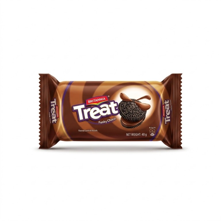 Galletas de Chocolate Treat (40g) BRITANNIA - Imagen 1