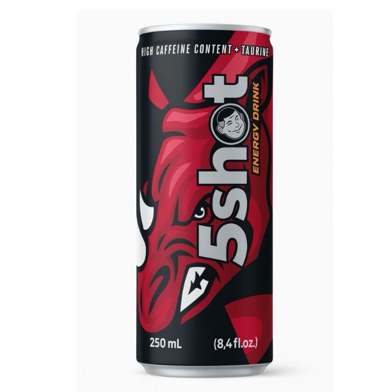 Bebida energética 5 Shot lata (250 ml) - Imagen 1