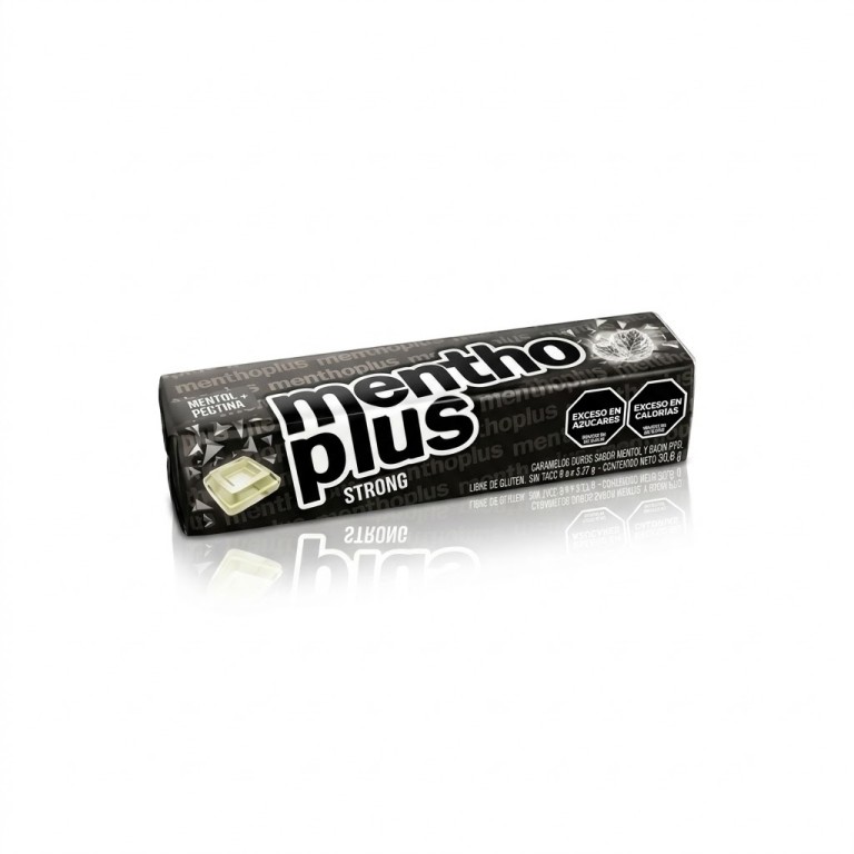 Caramelo Duro Strong (30.6g) MENTHO PLUS - Imagen 1