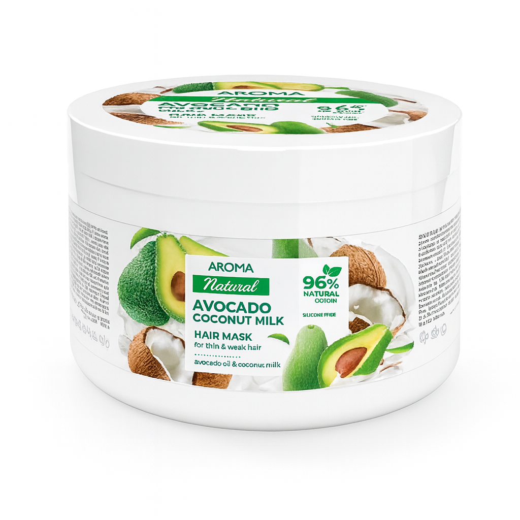 Mascarilla Capilar de Aguacate y Leche de Coco (450 ml) - Imagen 1