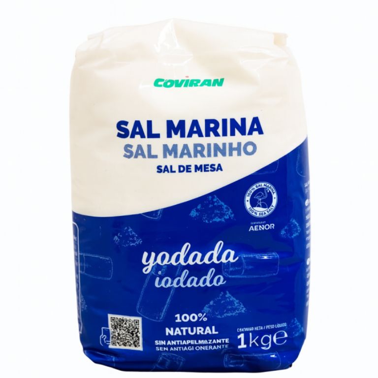 Sal Fina Yodada (1Kg) COVIRAN - Imagen 1