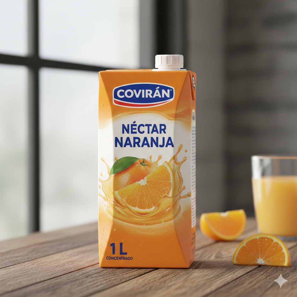 NECTAR NARANJA COVIRAN 1 L - Imagen 1