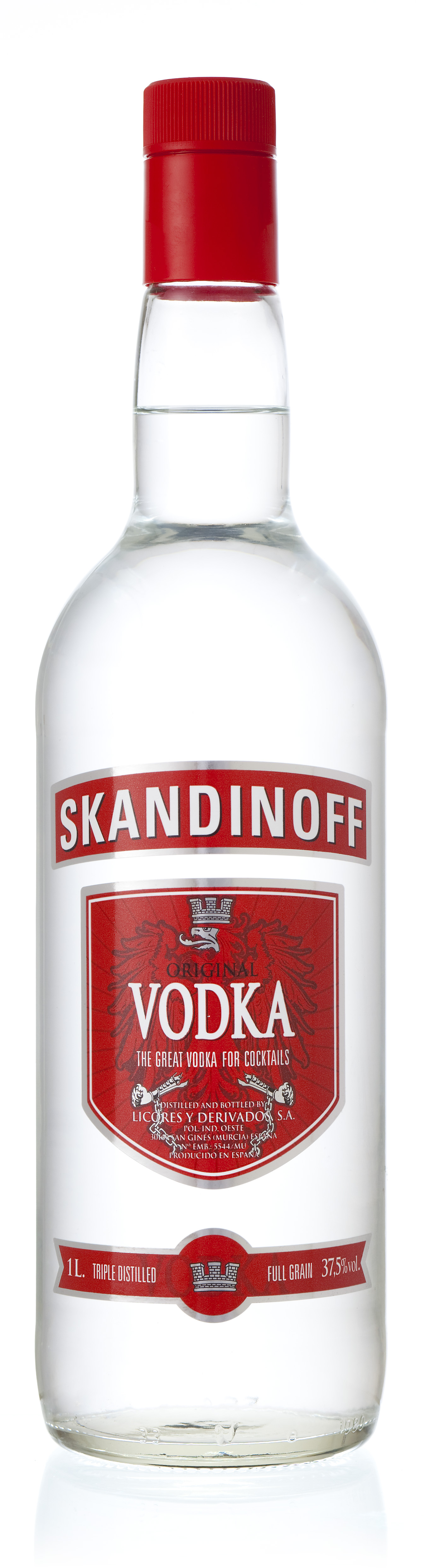 Vodka 37,5% (1 L) SKANDINOFF - Imagen 1