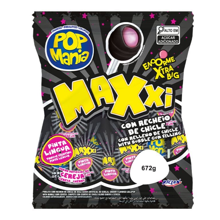 Chupete Sabor Cereza (24u x 28g) RICLAN - Imagen 1