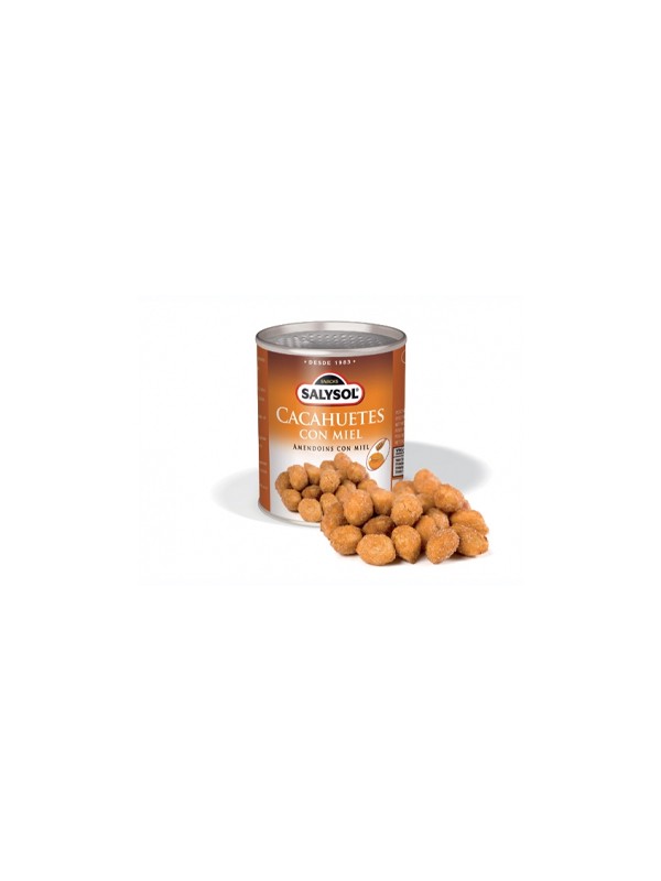 Lata de Cacahuetes Con Miel (50 gr) Salysol - Imagen 1