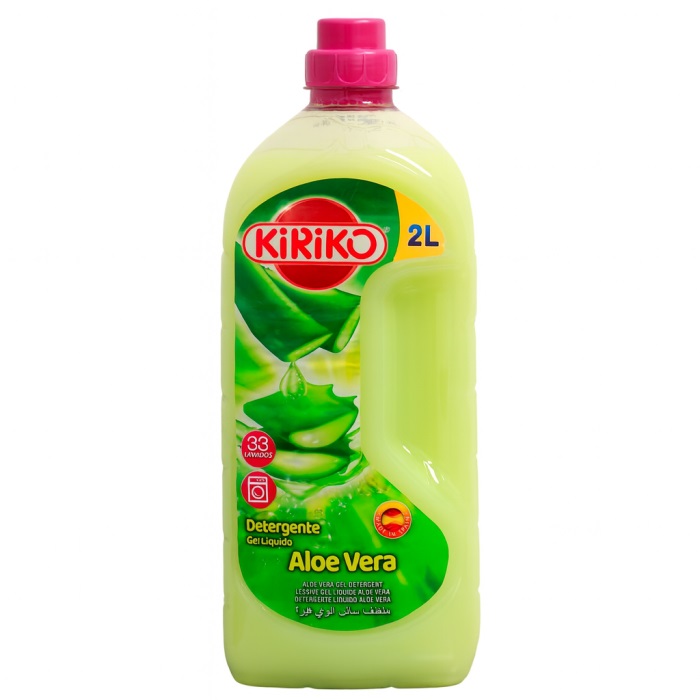Detergente Líquido de Lavar Aloe Vera (2000ml) KIRIKO - Imagen 1
