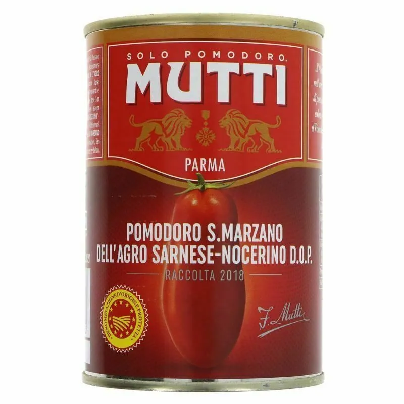 Tomates Enteros Pelados (400 g) MUTTI - Imagen 1