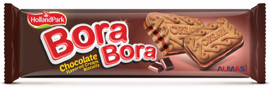 Galletas Bora Bora con crema de chocolate (78 gr) HOLLANDPARK - Imagen 1