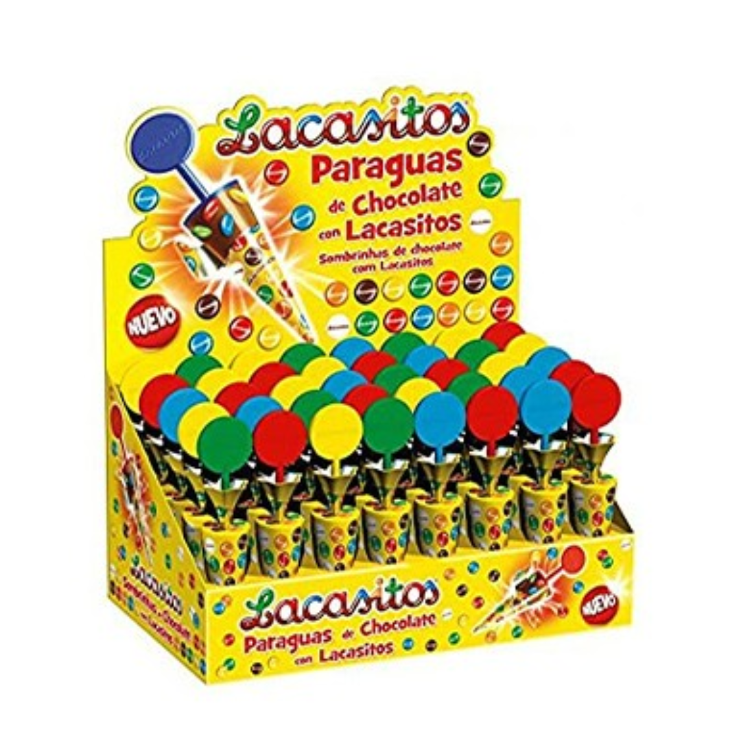 Chocolate Lacasitos Sombrillas (11 gr) DISPLAYS - Imagen 1