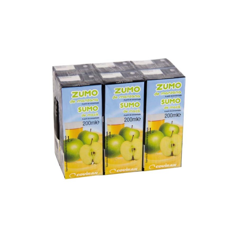 Zumo de Manzana (6u x 200ml) COVIRAN - Imagen 1
