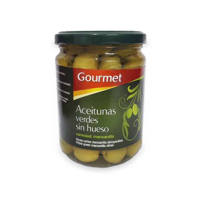 Aceitunas Sin Hueso Manzanilla (810g) GOURMET - Imagen 1