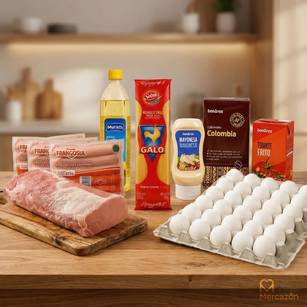 Cesta del Mes con cerdo