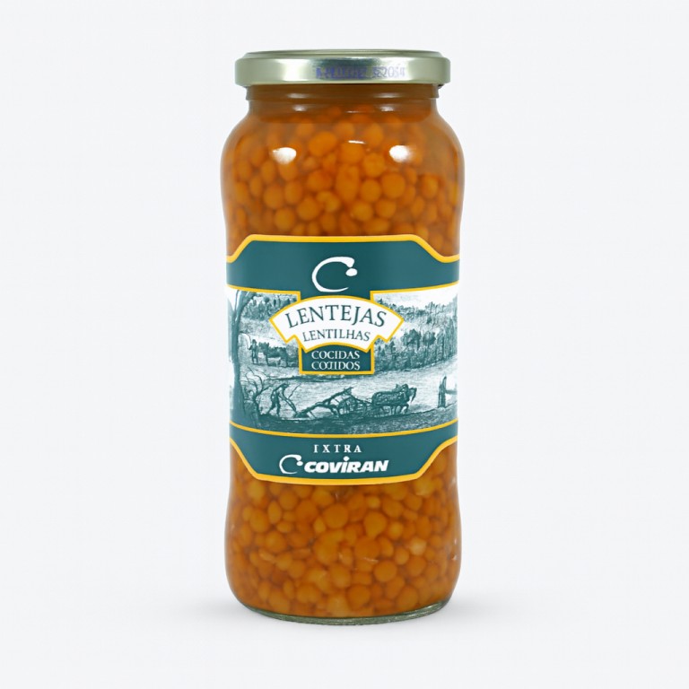 Lenteja Cocida Cristal (400g) COVIRAN - Imagen 1