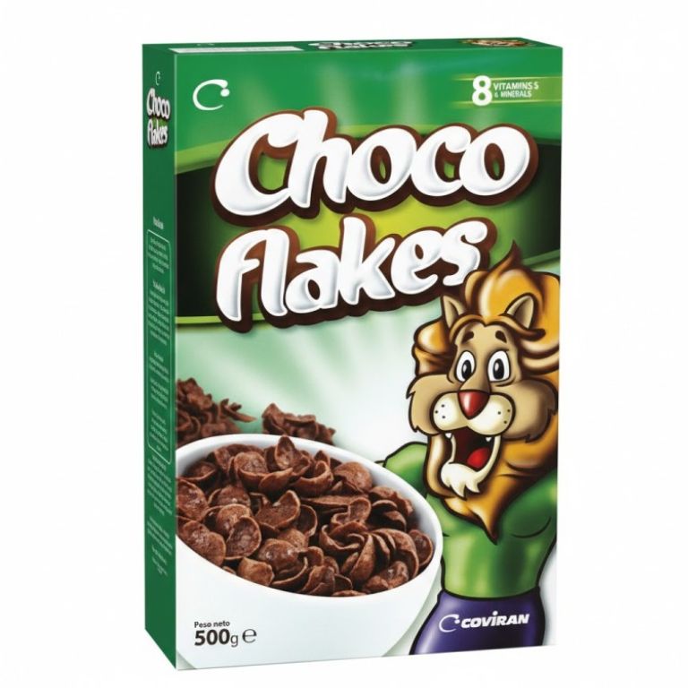 Choco Flakes Copos de Trigo (500g) COVIRAN - Imagen 1