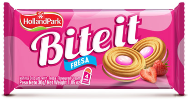 Magdalenas Rellena con Fresa (33 gr) MONTES LARA - Imagen 1