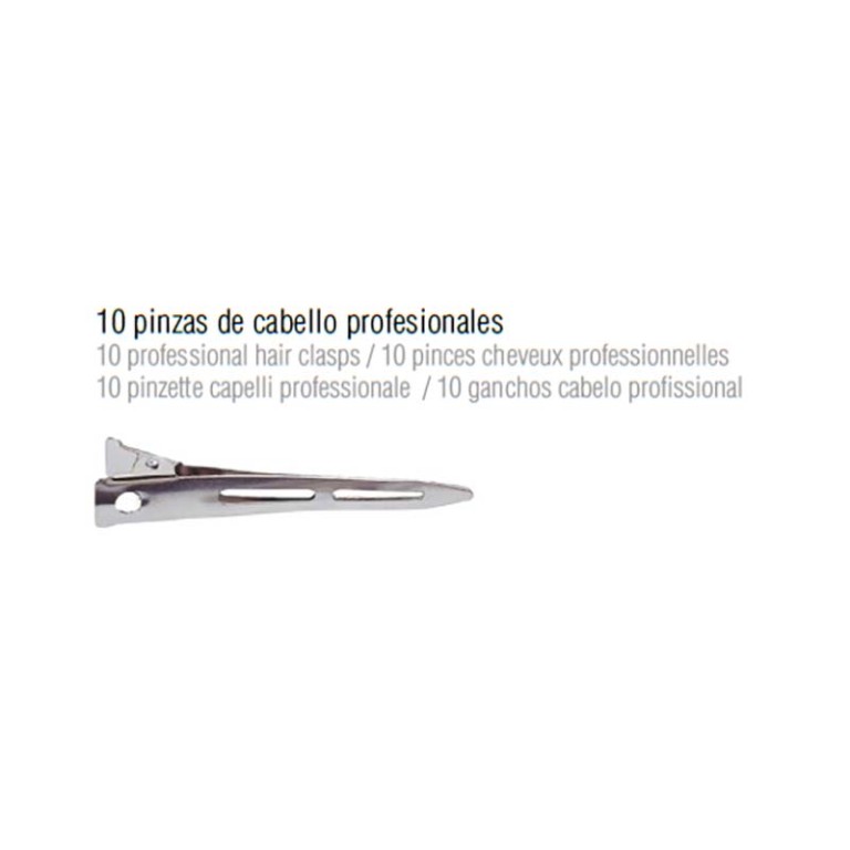 Pinzas de Cabello Profesional (10u x 5.5cm) BBC - Imagen 1
