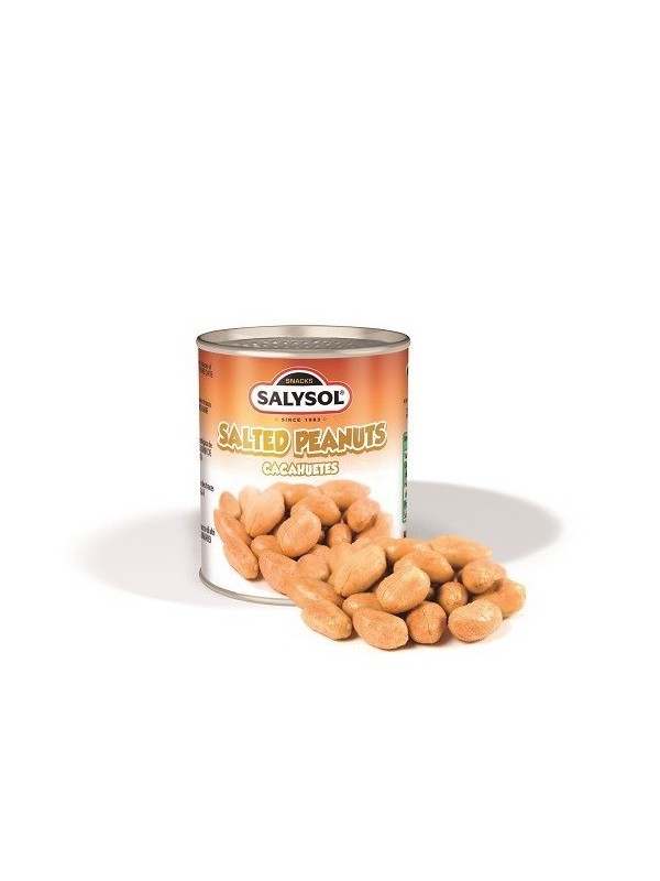 Cacahuetes salados en lata (60 gr) SALYSOL - Imagen 1