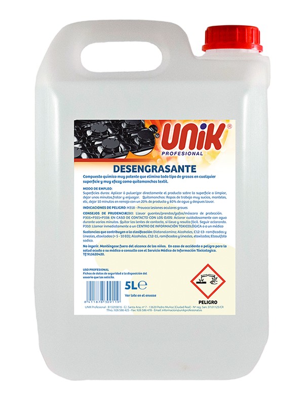 Desengrasante Unik (5 L) - Imagen 1
