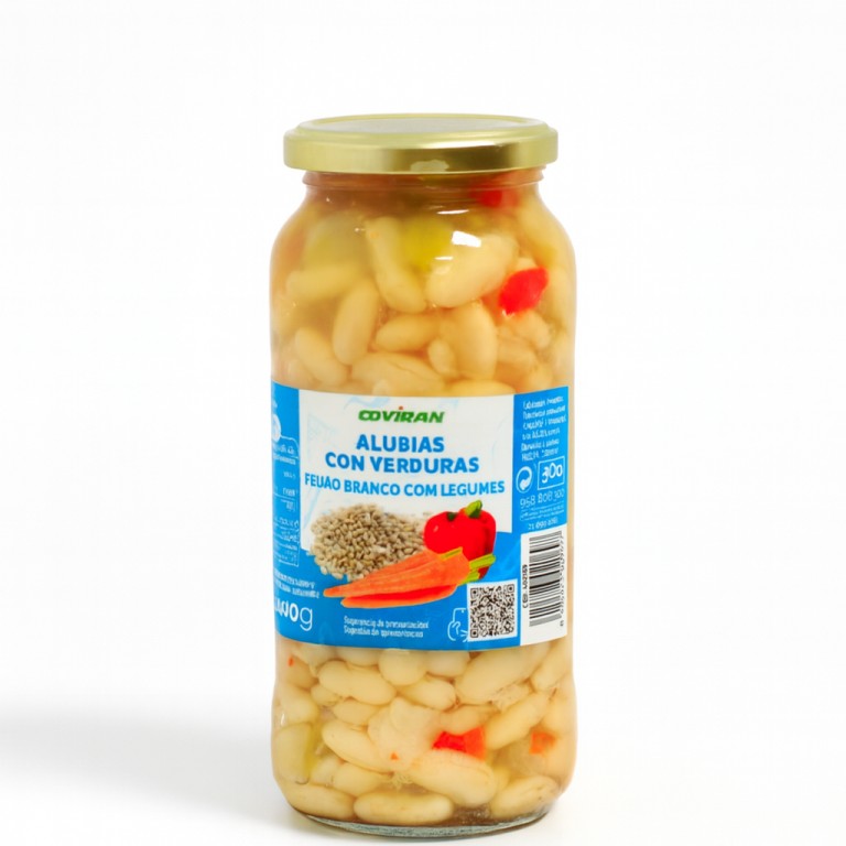 Alubia con Verduras (540g/ Esc.400) COVIRAN - Imagen 1