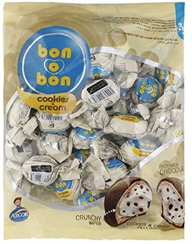 Bombón Cookies and Cream Estuche (30 ud x 15 g) BON O BON - Imagen 1