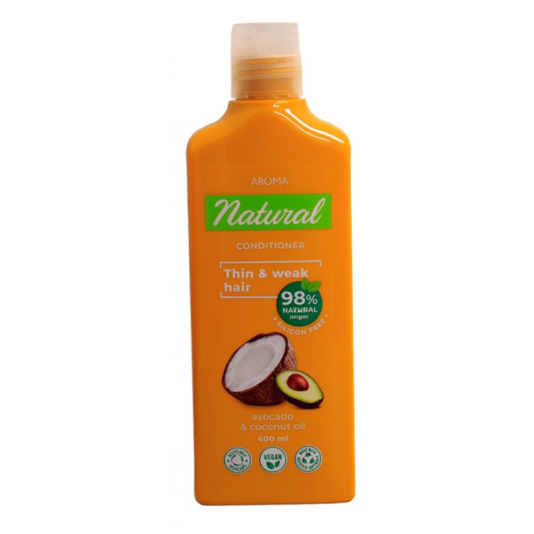 Acondicionador Aguacate y Coco (400ml) AROMA NATURAL - Imagen 1