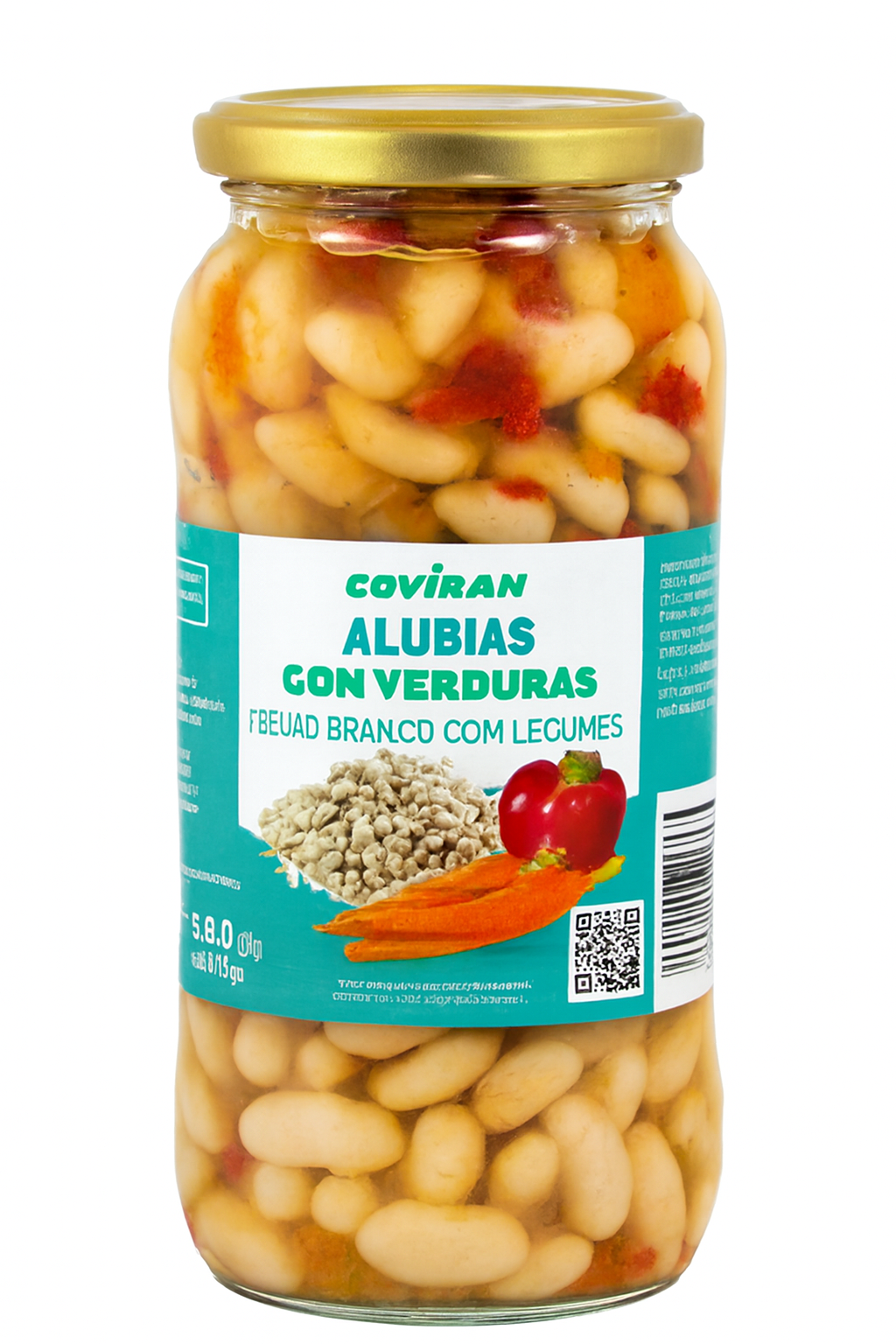 Alubia C/Verduras Coviran 540 G Esc. 400 G
