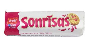 Galletas Rellenas de Sabor Frambuesa (108 gr) SONRISAS - Imagen 1