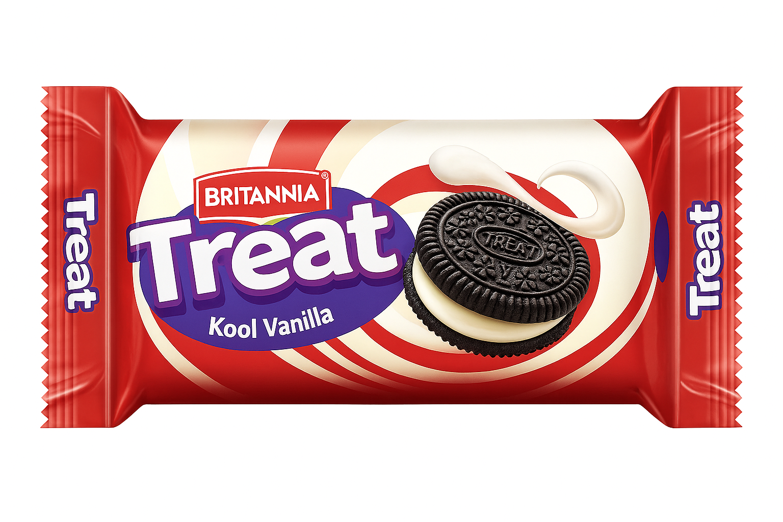 Galletas con crema de Vainilla (40g) TREAT - Imagen 1