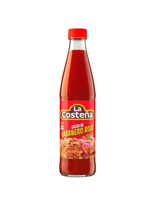 Salsa chile habanero rojo Botella cj 24/145 ml  La Costeña - Imagen 1