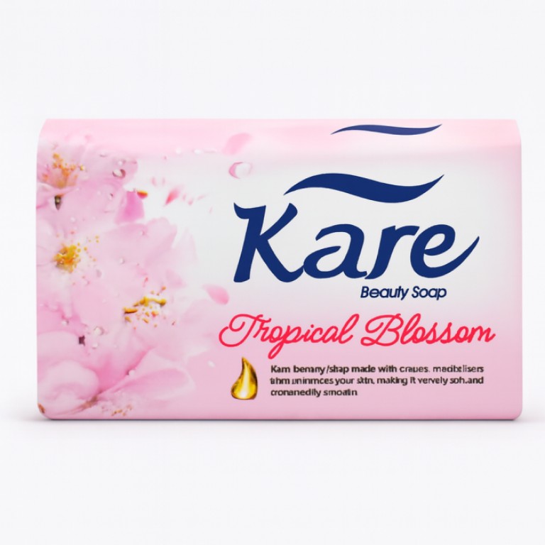 Jabón de Tocador Tropical Blossom Rosado (75g) KARE - Imagen 1