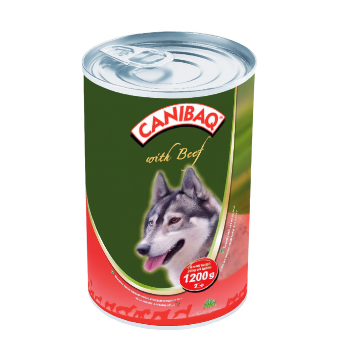 Alimento para Perros Pate Buey (1200g) CANIBAQ DIBAQ - Imagen 1