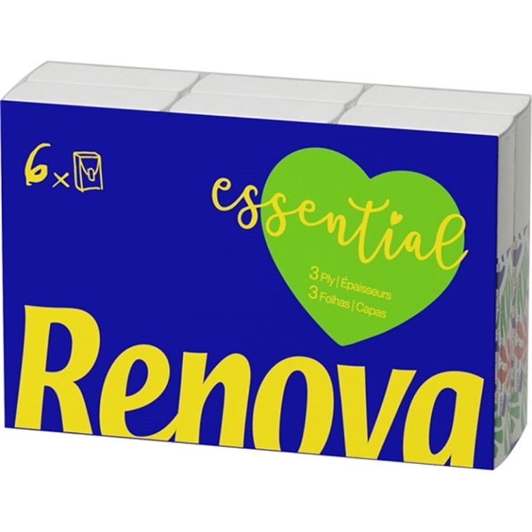 Pañuelos Essential de 3 Capas (9u) RENOVA - Imagen 1