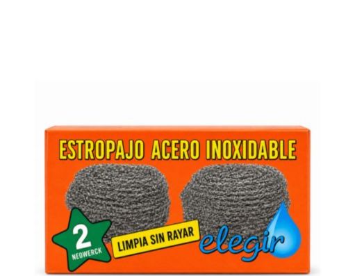 Estropajo de Acero Inoxidable (2 uds) ELEGI