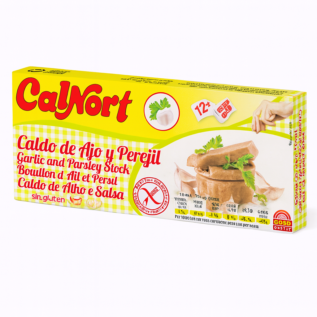 Caldo de Ajo y Perejil (12u X 10 g ) CALNORT - Imagen 1