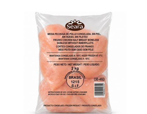 Pechuga de Pollo sin Piel y sin Hueso (2kg) SEARA