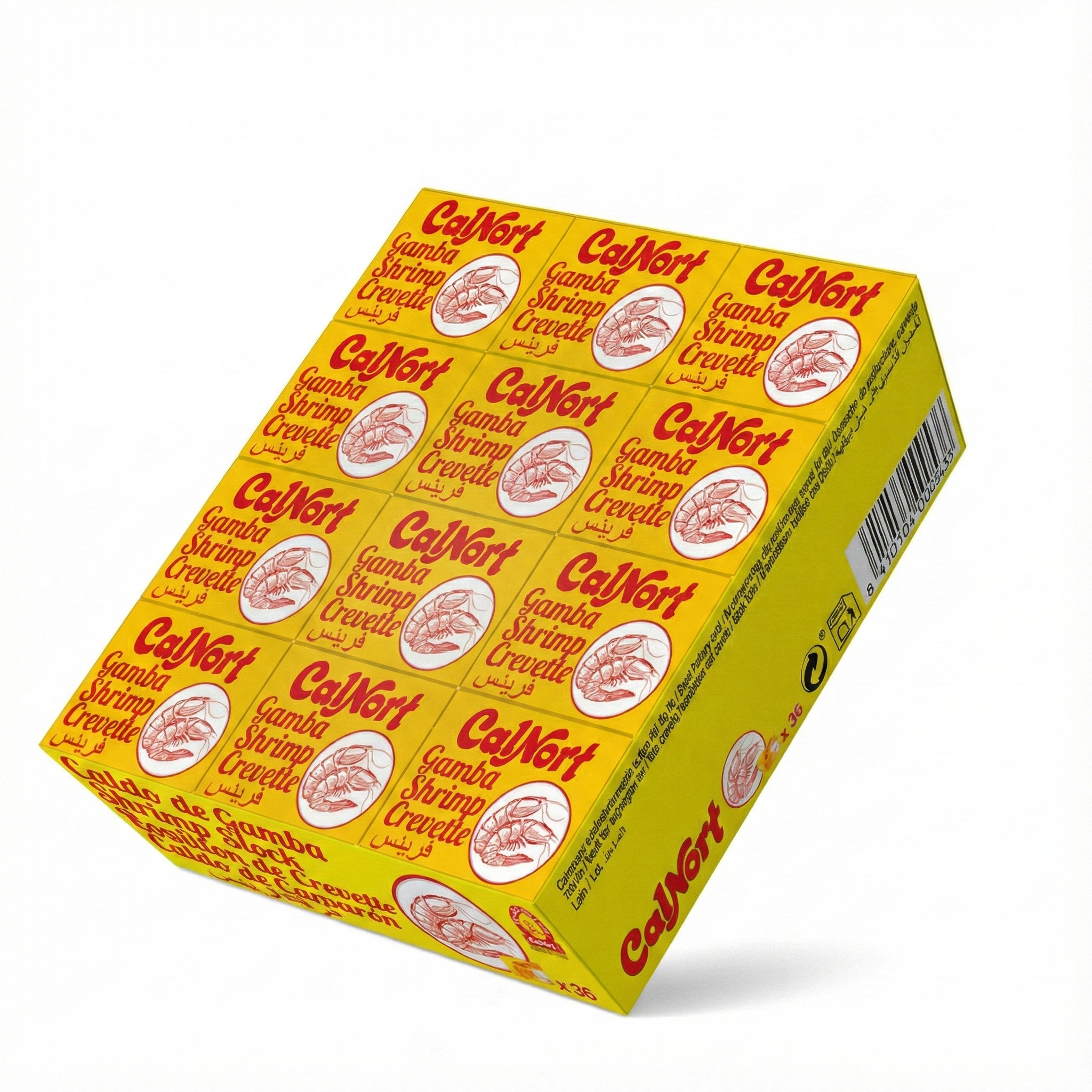 Caldo de gamba pastilla x 10g (estuche 36 pastillas) Calnort - Imagen 1