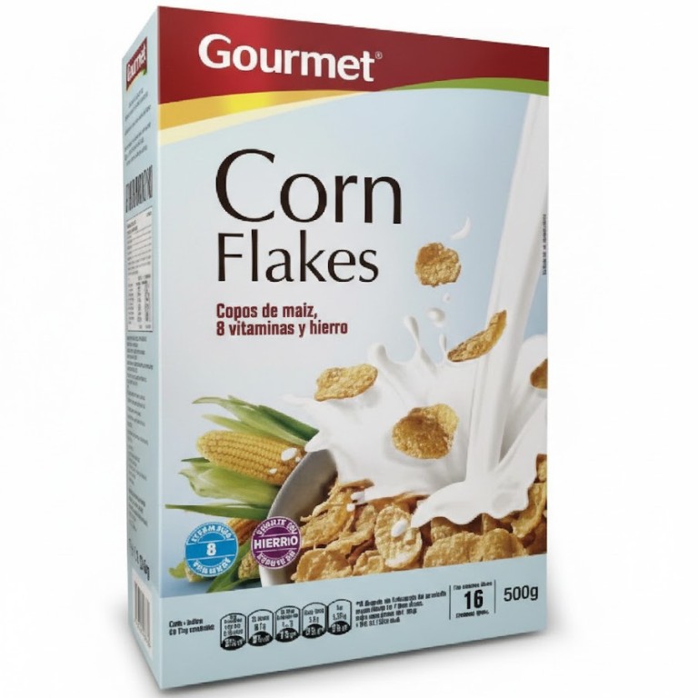 Cereal Corn Flakes (500g) GOURMET - Imagen 1