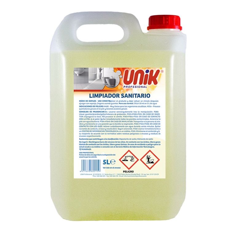 Limpiador Sanitario (5 L) UNIK - Imagen 1